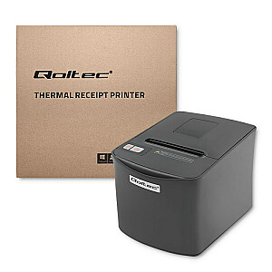 Qoltec 50256 čeku printeris | kupons | termiskais | USB