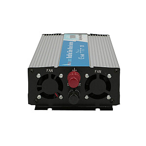 SPRIEGUMA PĀRVEIDOTĀJS Extralink 12V - 230V 1000W MODIFICĒTS SINUS OPIM-1000W strāvas adapteris/invertors, automātisks alumīnijs