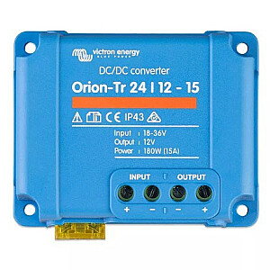 Līdzstrāvas/līdzstrāvas pārveidotājs Victron Energy Orion-Tr 24/12-15 18.35V 20A 120W (ORI241215200R)