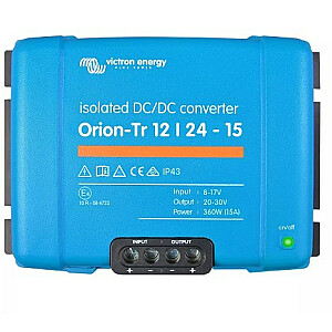 Automobiļu pārveidotājs Victron Energy Orion-Tr 12/24-15A 360 W (ORI122441110)
