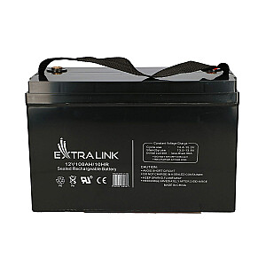 Extralink BATTERY BATTERY BATTERY AGM 12V 100AH — noslēgts svina skābes akumulators (VRLA)