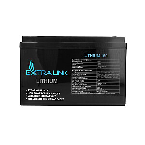 Rūpnieciski uzlādējams akumulators Extralink EX.30462 litija dzelzs fosfāts (LiFePO4) 160 000 mAh 12,8 V