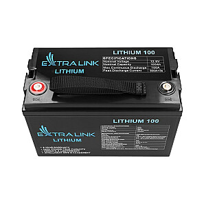 Rūpnieciski uzlādējams akumulators Extralink EX.30455 Litija dzelzs fosfāts (LiFePO4) 100 000 mAh 12,8 V