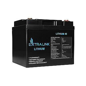 Rūpnieciski uzlādējams akumulators Extralink EX.30431 litija dzelzs fosfāts (LiFePO4) 40 000 mAh 12,8 V