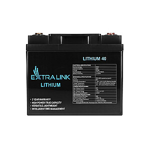 Rūpnieciski uzlādējams akumulators Extralink EX.30431 litija dzelzs fosfāts (LiFePO4) 40 000 mAh 12,8 V