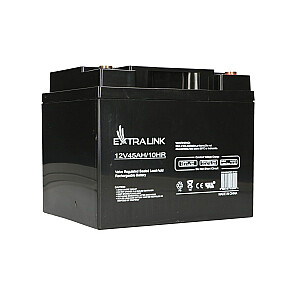 Extralink BATTERY BATTERY AGM 12V 45AH noslēgtā svina skābe (VRLA)