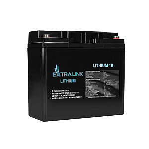 Промышленная аккумуляторная батарея Extralink EX.30417 Литий-железо-фосфатный (LiFePO4) 18000 мАч 12,8 В