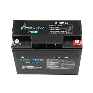 Промышленная аккумуляторная батарея Extralink EX.30424 Литий-железо-фосфатный (LiFePO4) 24000 мАч 12,8 В