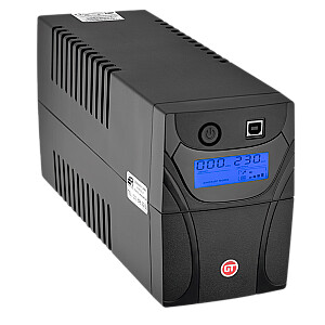 GT UPS POWERbox Line-Interactive 850 кВА / 480 Вт 2 розетки переменного тока
