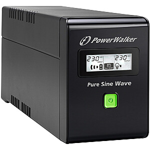 PowerWalker VI 800 SW FR Line-Interactive 0,8 кВА 480 Вт 2 розетки переменного тока