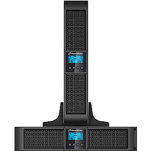 PowerWalker VFI 2000RT LCD dubultā konversija (tiešsaistē) 2kVA 1800W 8 maiņstrāvas kontaktligzdas