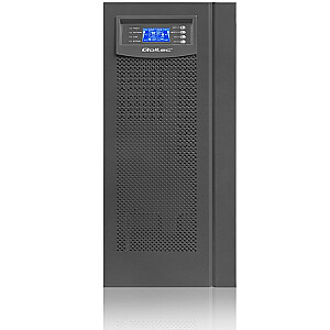 UPS Qoltec 53982 | Tiešsaistē | Tīrs sinusoidālais vilnis | 6kVA | 4,8 kW | LCD | USB