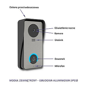 QOLTEC Видеодомофон Theon 4 TFT LCD