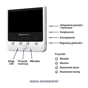 QOLTEC Video doorphone Theon 7 TFT LCD