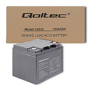 QOLTEC 53035 Аккумулятор Qoltec AGM 12V