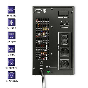 Tīra sinusoidālā viļņa Qoltec 53043