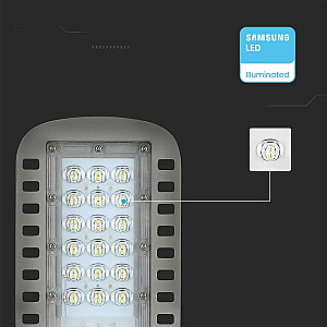 LED ielu lampa V-TAC SAMSUNG CHIP 30W Objektīvi 110st 135Lm/W VT-34ST-N 4000K 4050lm