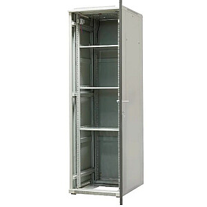 EMITERNET Отдельностоящий каркасный шкаф EmiterNet Top, 42U, передняя дверь лист металл/стекло, 600x800x1980мм (ширина/глубина/высота) EM/SH05D-6842
