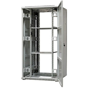 EMITERNET Отдельностоящий каркасный шкаф EmiterNet Top, 32U, передняя дверь лист металл/стекло, 800x800x1540мм (ширина/глубина/высота) EM/SH05D-8832