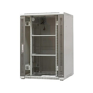 EMITERNET Отдельностоящий каркасный шкаф EmiterNet Top, 24U, передняя дверь лист металл/стекло, 800x800x1180мм (ширина/глубина/высота) EM/SH05D-8824
