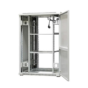 EMITERNET Отдельностоящий каркасный шкаф EmiterNet Top, 24U, передняя дверь лист металл/стекло, 800x800x1180мм (ширина/глубина/высота) EM/SH05D-8824