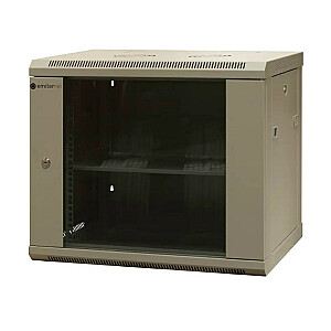 ЭМИТЕРНЕТ Отдельный шкаф настенный 19" 9U, в разобранном виде, дверь листовой металл/стекло, 600х450х500мм ширина/глубина/высота. ЭМ/АС6409Х