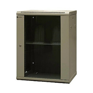 ЭМИТЕРНЕТ Одностенный подвесной шкаф 19" 15U, в разобранном виде, дверцы из листового металла/стекла, 600x450x770 мм ширина/глубина/высота. ЭМ/АС6415Х
