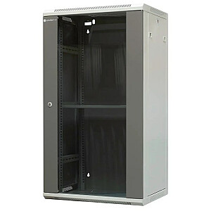 EMITERNET Отдельный подвесной шкаф 19" 22U, дверцы листовой металл/стекло, 600×450×1083мм ширина/глубина/высота EM/AP6422