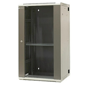 EMITERNET Раздельный подвесной шкаф 19" 22U, дверцы листовой металл/стекло, 600×550×1083мм ширина/глубина/высота EM/AH6522