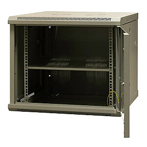 ЭМИТЕРНЕТ Отдельный подвесной шкаф 19" 9U, в разобранном виде, дверь листовой металл/стекло, 600х600х500мм ширина/глубина/высота. ЭМ/АС6609Х
