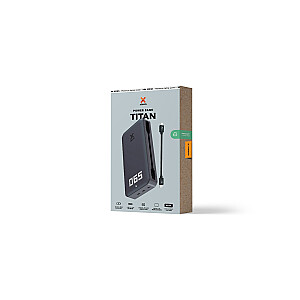 Powerbank Xtorm 60 Вт — титановый литий-ионный (Li-Ion) 24000 мАч, черный