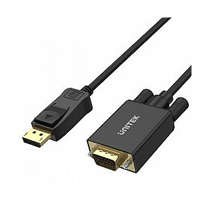 Unitek DisplayPort–VGA adapteris, 1,8 m kabelis