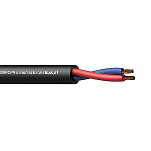 PROCAB CLS225-B2CA/3 – Skaļruņa kabelis – 2 x 2,5 mm2 – 13 AWG – EN50399 CPR Euro Class B2ca-s1b,d0,a1 Koka spole 100m