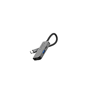 LINQ byELEMENTS LQ48000 — HDMI-адаптер 3-в-1 4K с PD и USB-A