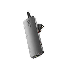 LINQ byELEMENTS LQ48011 — 7in2 Pro USB-C 10Gbps Dual HDMI 4K Ethernet Hub MacBook M1/M2