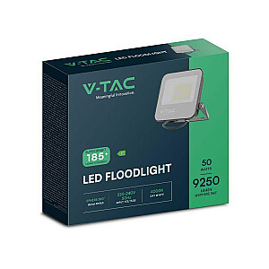 LED projektors V-TAC 50W 185Lm/W VT-4456 6500K 9250lm