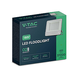 LED PROJEKTORS V-TAC 200W 185lm/W BLACK VT-4