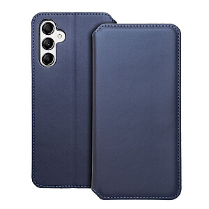 Fusion Dual Pocket Book grāmatveida maks Samsung A346 Galaxy A34 5G zils