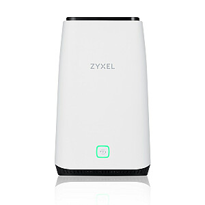 Zyxel FWA510 bezvadu maršrutētājs trīsjoslu vairāku gigabitu Ethernet (2,4 GHz/5 GHz/5 GHz) 5G melns, balts
