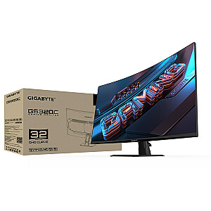 Компьютерный монитор Gigabyte GS32QC 80 см (31,5 дюйма), 2560 x 1440 пикселей, ЖК-экран Quad HD, черный