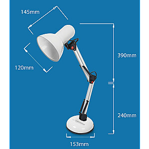 Galda lampa Esperanza ELD112K Melna