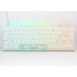 Ducky One 2 SF Gaming Tastatur, MX-Blue, RGB LED — Weiß