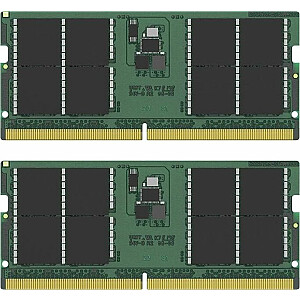 Kingston SODIMM klēpjdatora atmiņa DDR5 64 GB 4800 MHz CL40 (KCP548SD8K2-64)