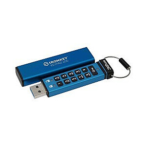Kingston IronKey Keypad 200 32 ГБ USB 3.0 с шифрованием AES