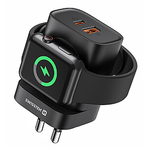 Swissten Travel Адаптер USB-A / USB-C / iWatch