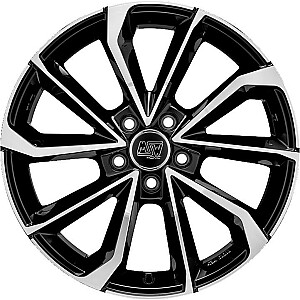 MSW 42 Gloss Black Full Polished 7,5x17 5x108 ET38 CB73,1 60° 680 kg W19356500T56 MSW