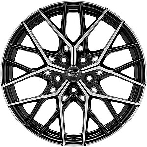 MSW 74 Gloss Black Full Polished 8,5x20 5x114.3 ET45 CB73,1 60° 950 kg W19363506T56 MSW