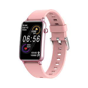 Viedais pulkstenis Kumi U3 rozā krāsā