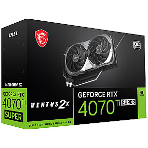 MSI VENTUS GeForce RTX 4070 Ti Super 16G 2X OC NVIDIA 16 ГБ GDDR6X