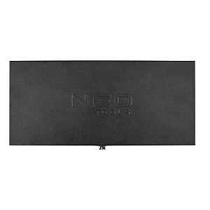 Neo Tools 1/4" 63-daļīgs uzgriežņu atslēgu komplekts.